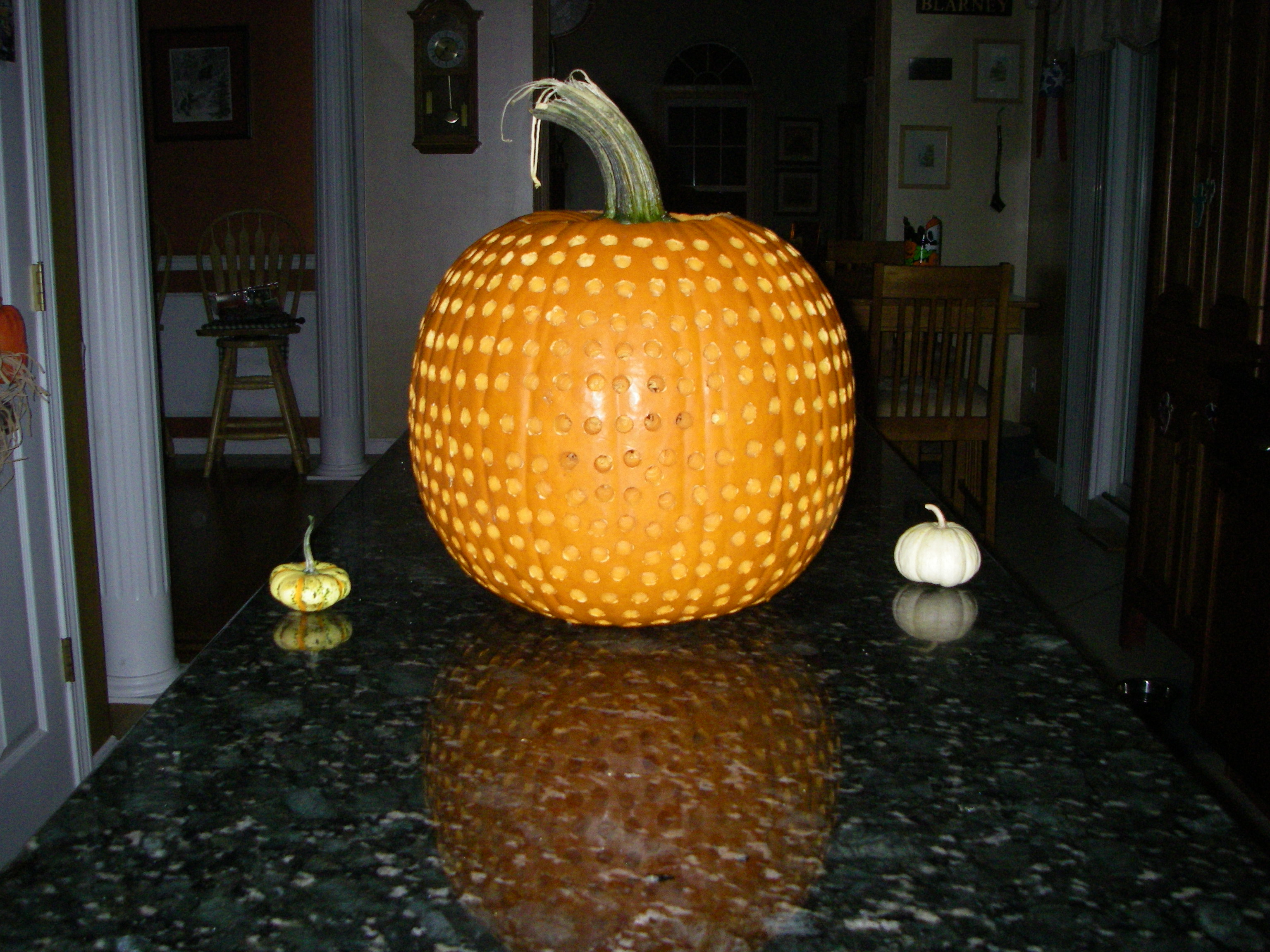 'Holey' Jack-O-Lantern!
