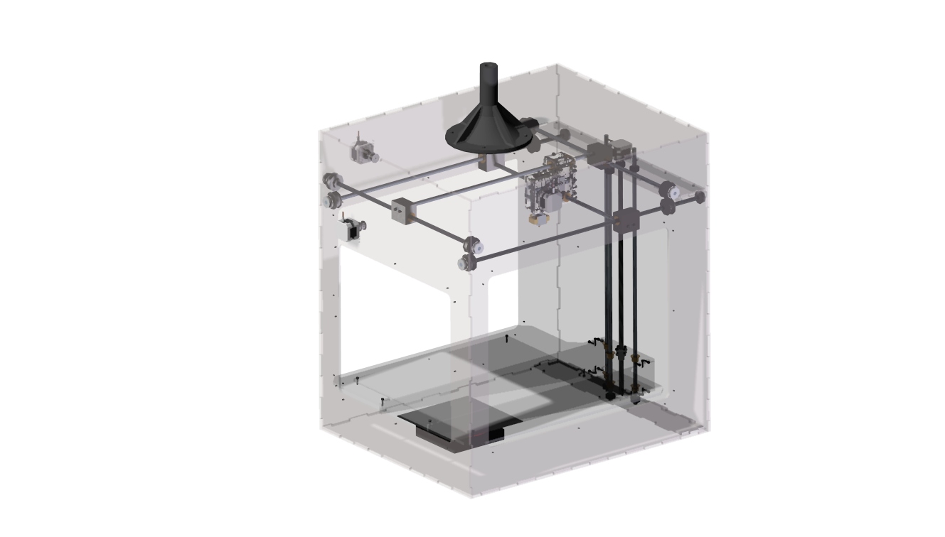 Laser Cut 3D Printer