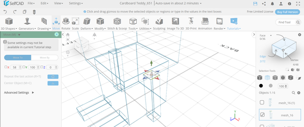 Soft Modelling Cardboard HOW TO CREATE a 3D CARDBOARD TEDDY IN 3D MODELLING SOFTWARE : 8 Steps ...