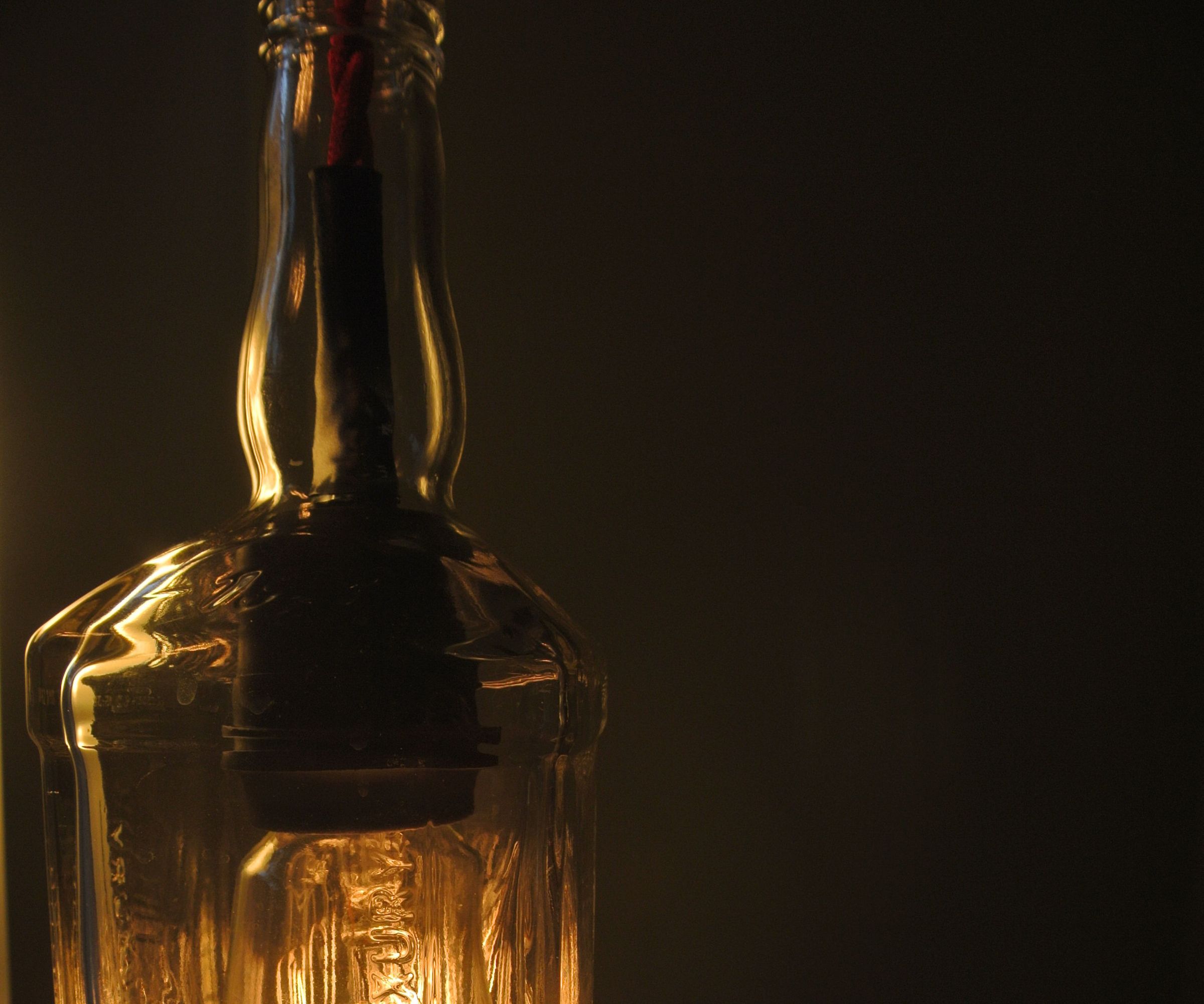 Liquor Bottle Lamp