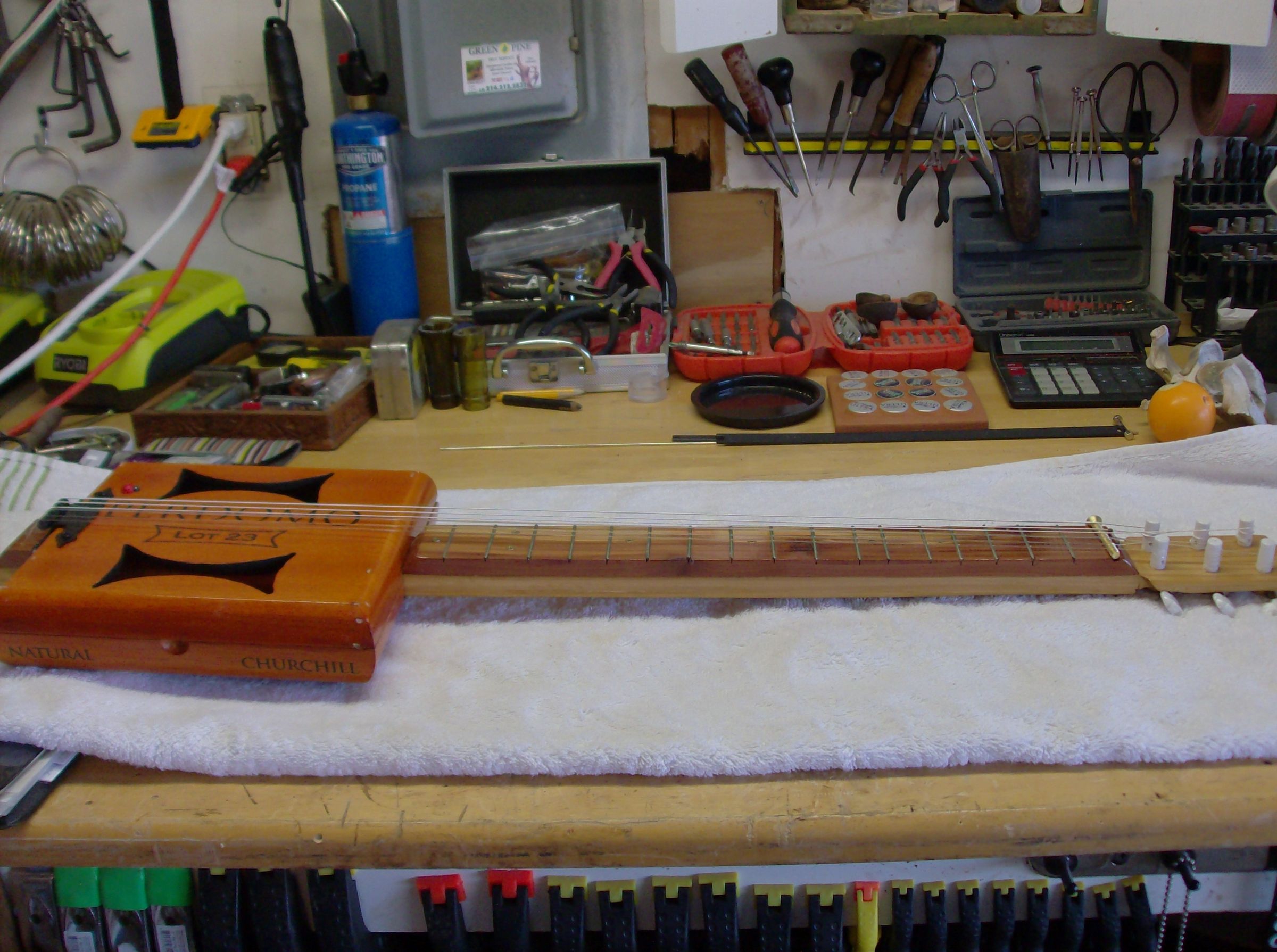 Ladybug Special Cigar Box Guitar