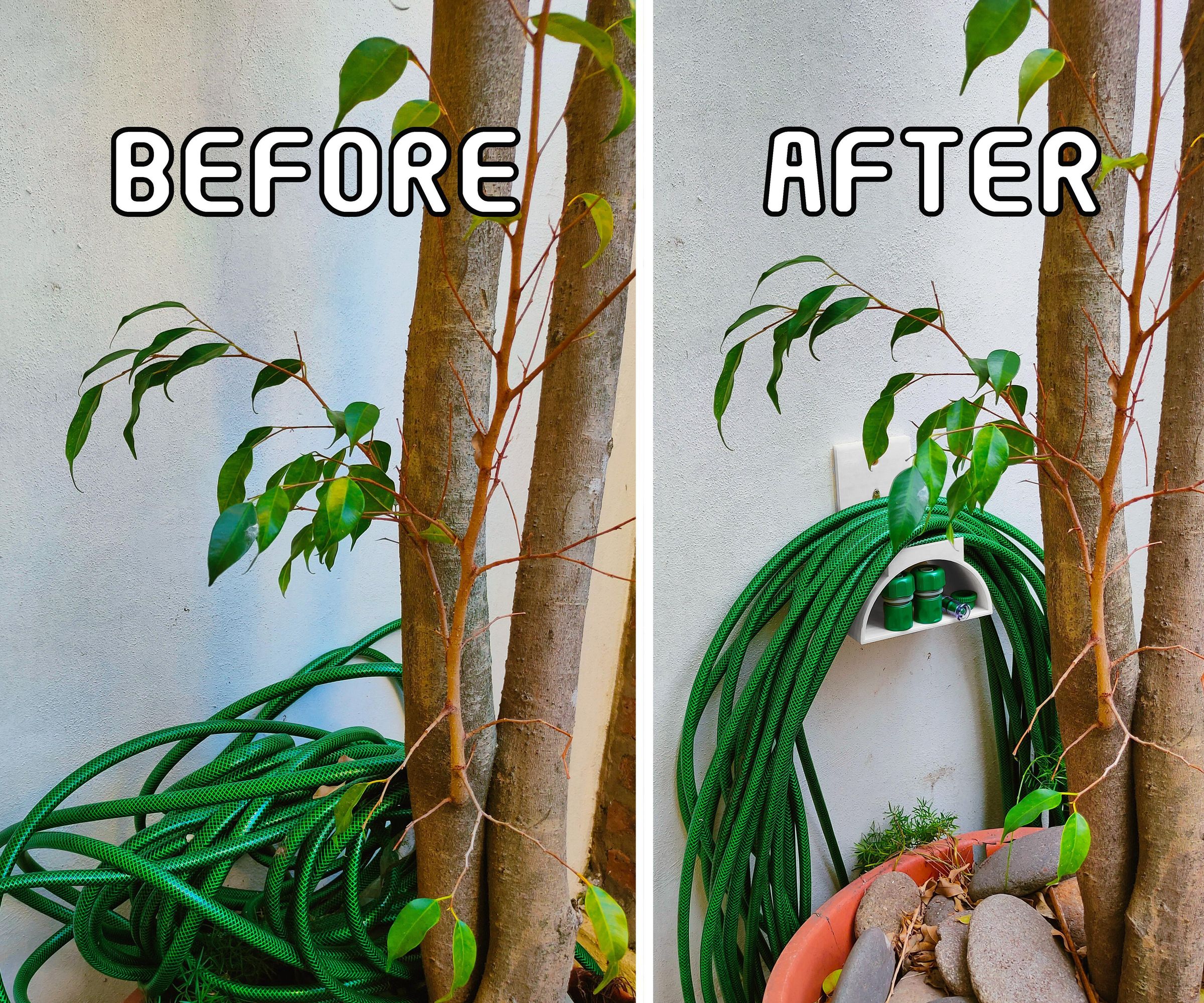 3D Printed Garden Hose Holder Using Tinkercad