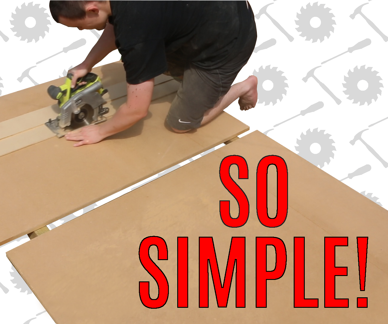 How to Break Down Sheet Material Easily!