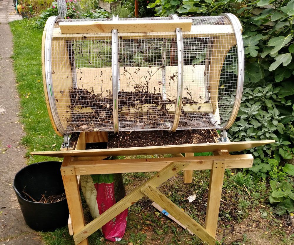 Compost Tumbler Sifter