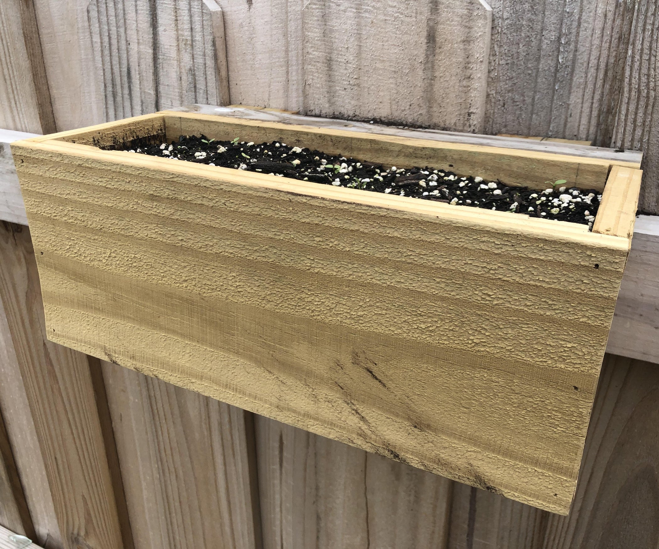 Fence Hanging Flower Boxes 10 Steps (with Pictures) Instructables