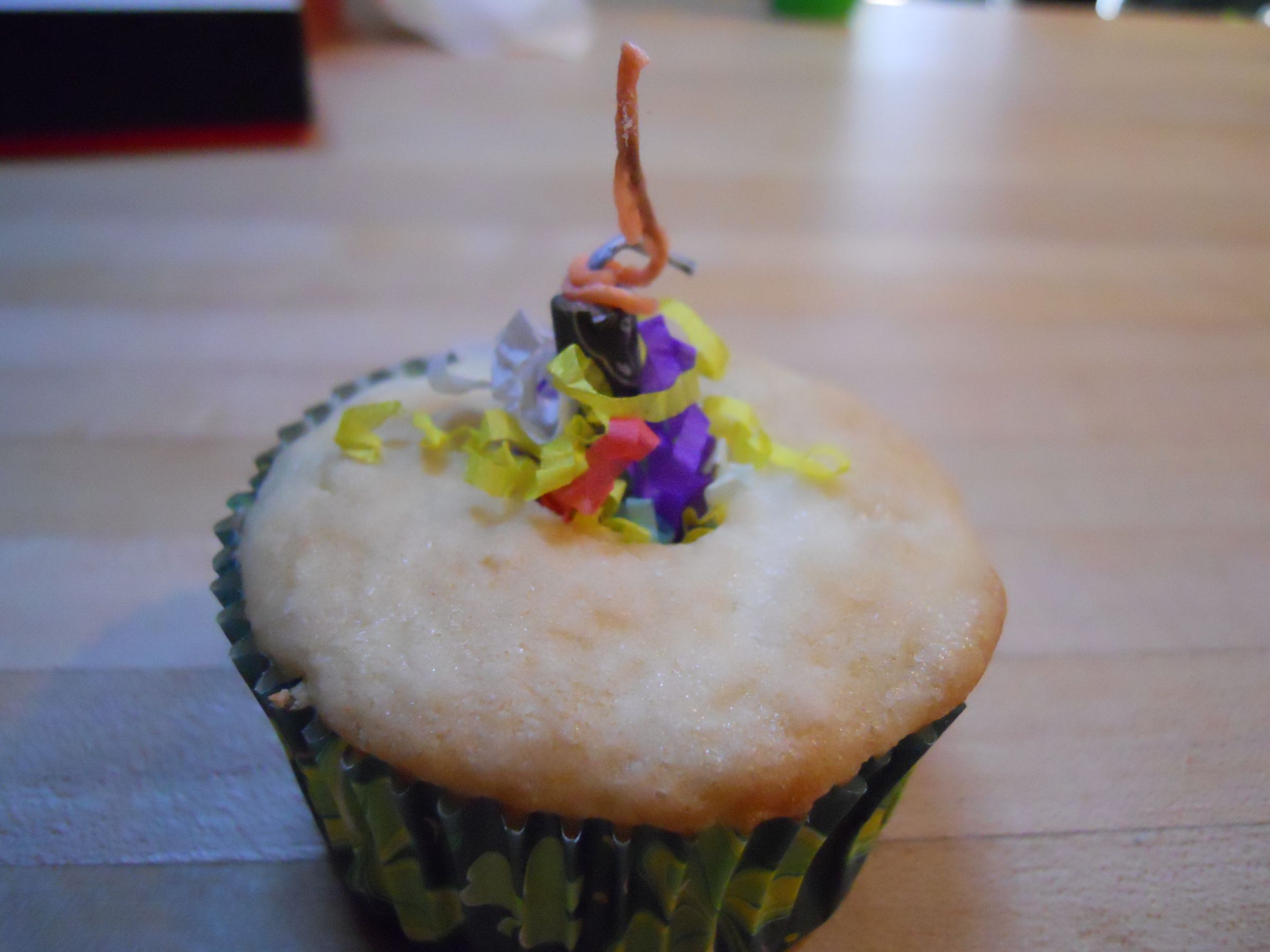 Ballistic Baking: Exploding Confetti Cupcakes