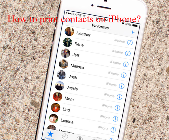 How to Export & Print Contacts on IPhone