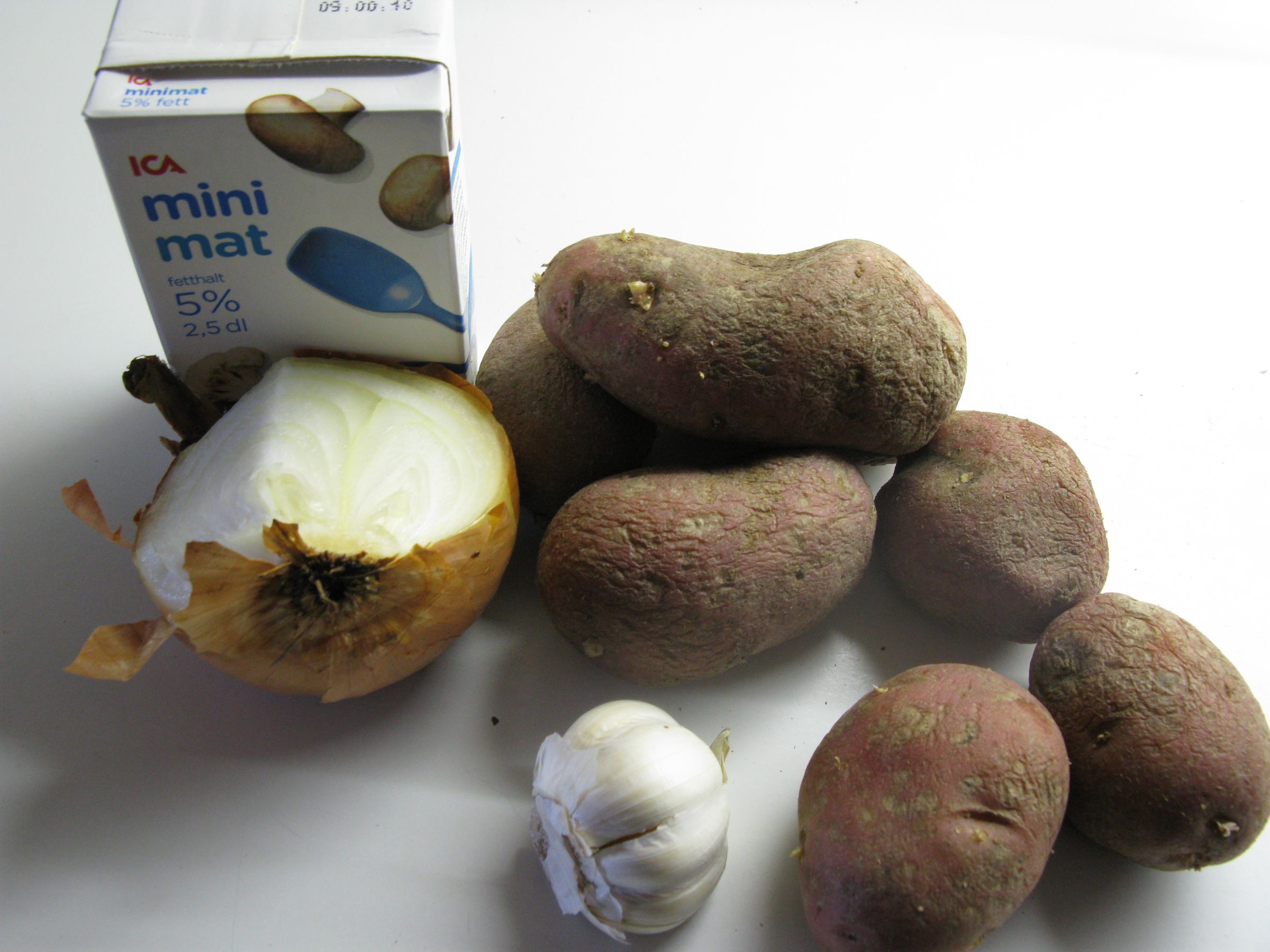 Boil-in-bag: potato gratain