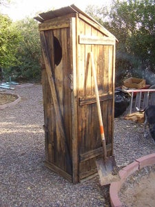 Re-Purposed Outhouse 