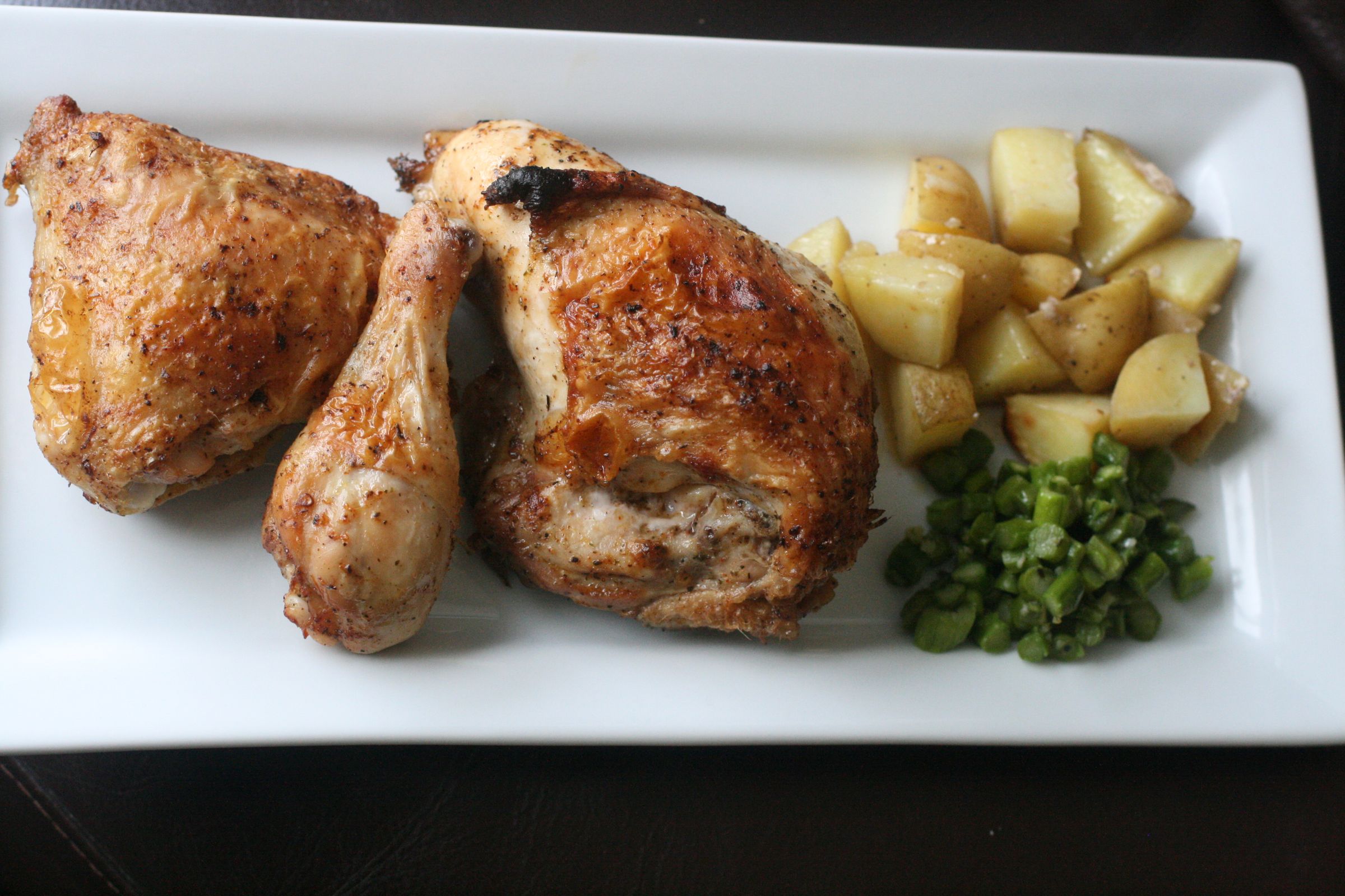 Simple Roast Chicken and Potatoes 4 Steps (with Pictures) Instructables