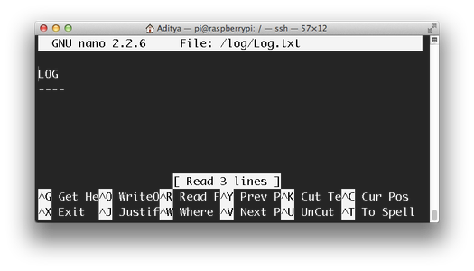 Make the Log.txt
