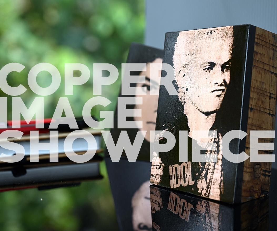 DIY  COPPER IMAGE SHOWPIECE