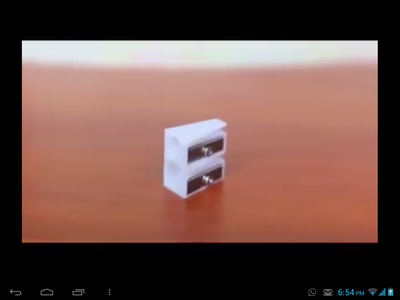 TAKE OUT THE BLADE FROM PENCIL SHARPENER USING SCREW DRIVER. 
