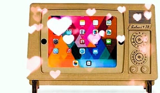 Make an IPad Stand Out of Two Sheets of Cardboard.