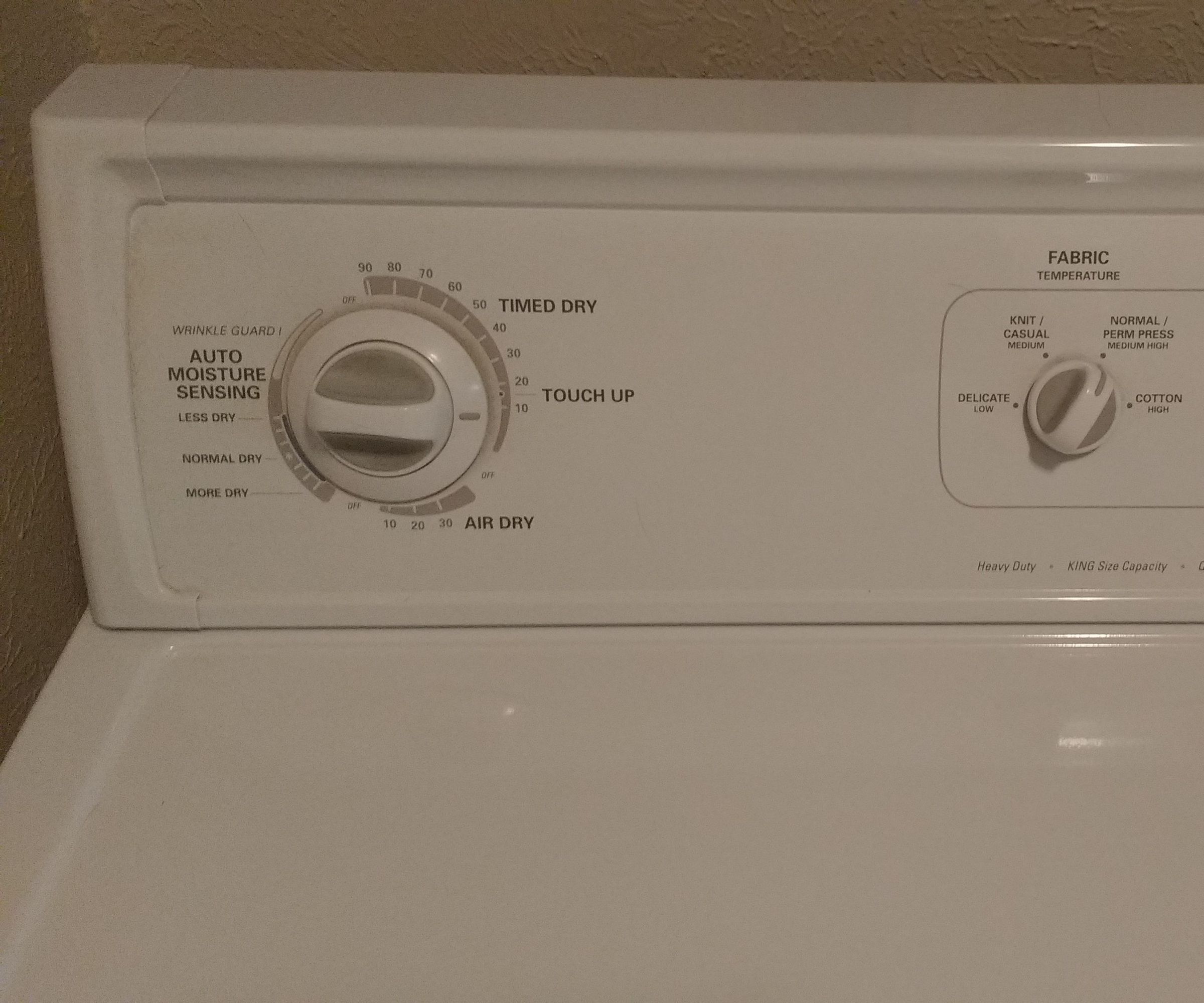 Replacing the Thermostat in a Kenmore Series 90 Dryer (Electric) Made by Whirlpool 