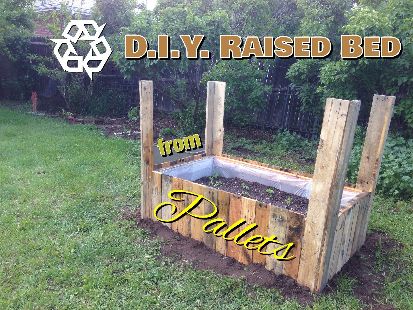 Raised Bed Pallet Planter *Updated August 21st, 2015* - Image 1