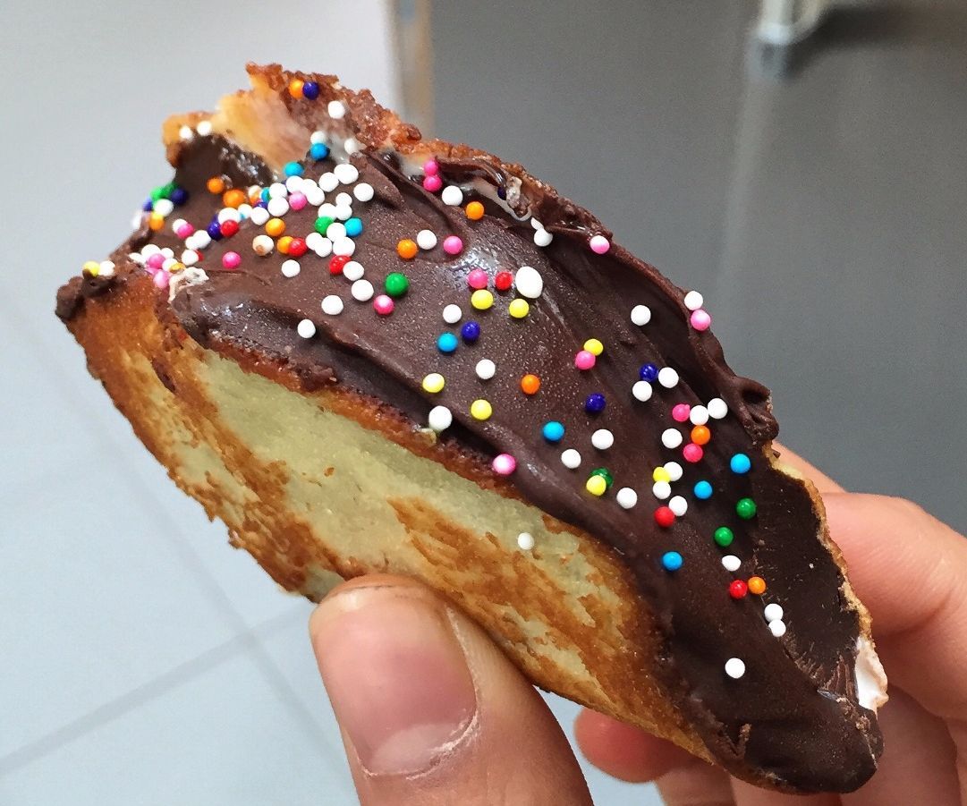 Churro Ice Cream Tacos - Fox and Briar, image size:1081x901