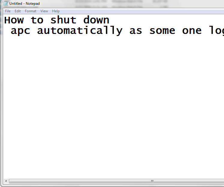 Shut Down Pc When Someone Logs In