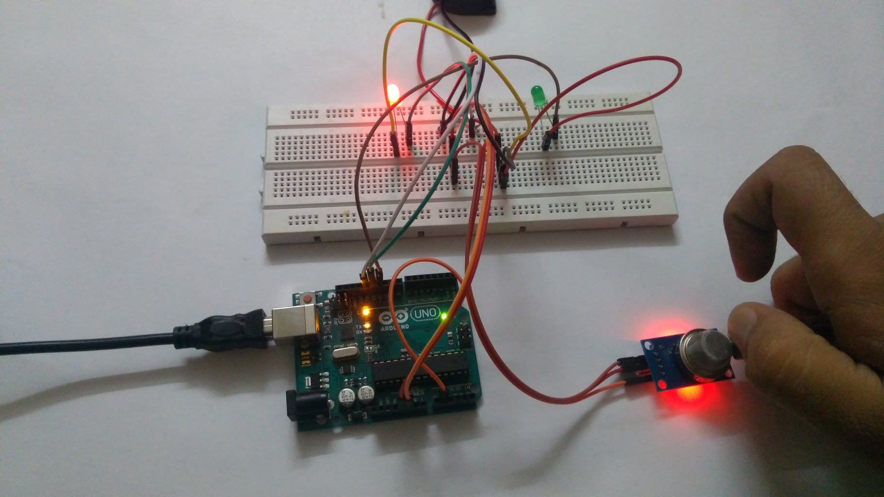 Gas Sensor Using Arduino : 4 Steps - Instructables