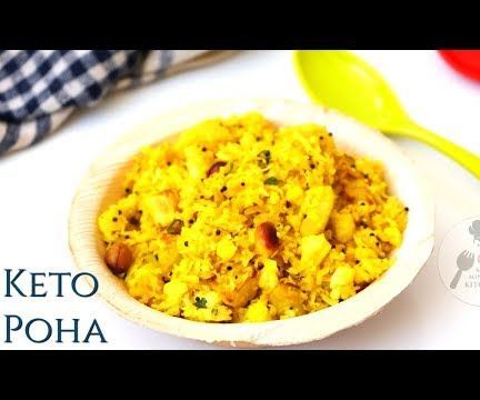 KETO POHA | INDIAN KETO RECIPE | 5-Minute Kitchen