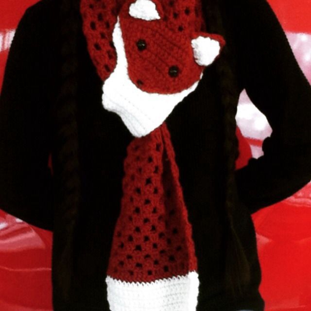 Crochet Fox Scarf