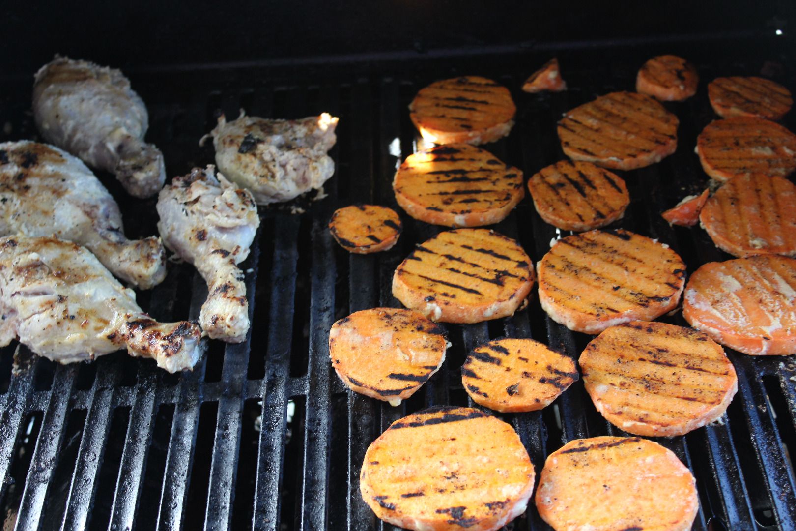 Zesty Grilled Chicken and Yams 4 Steps Instructables