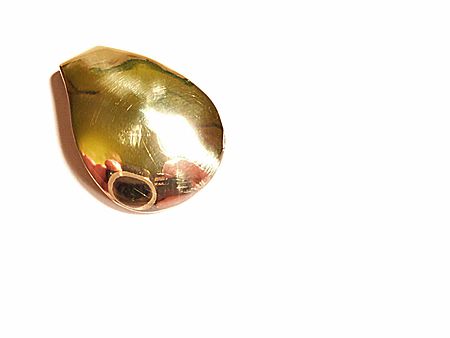 Brass Teardrop Pendant