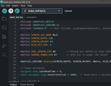 Flash the Code to ESP32