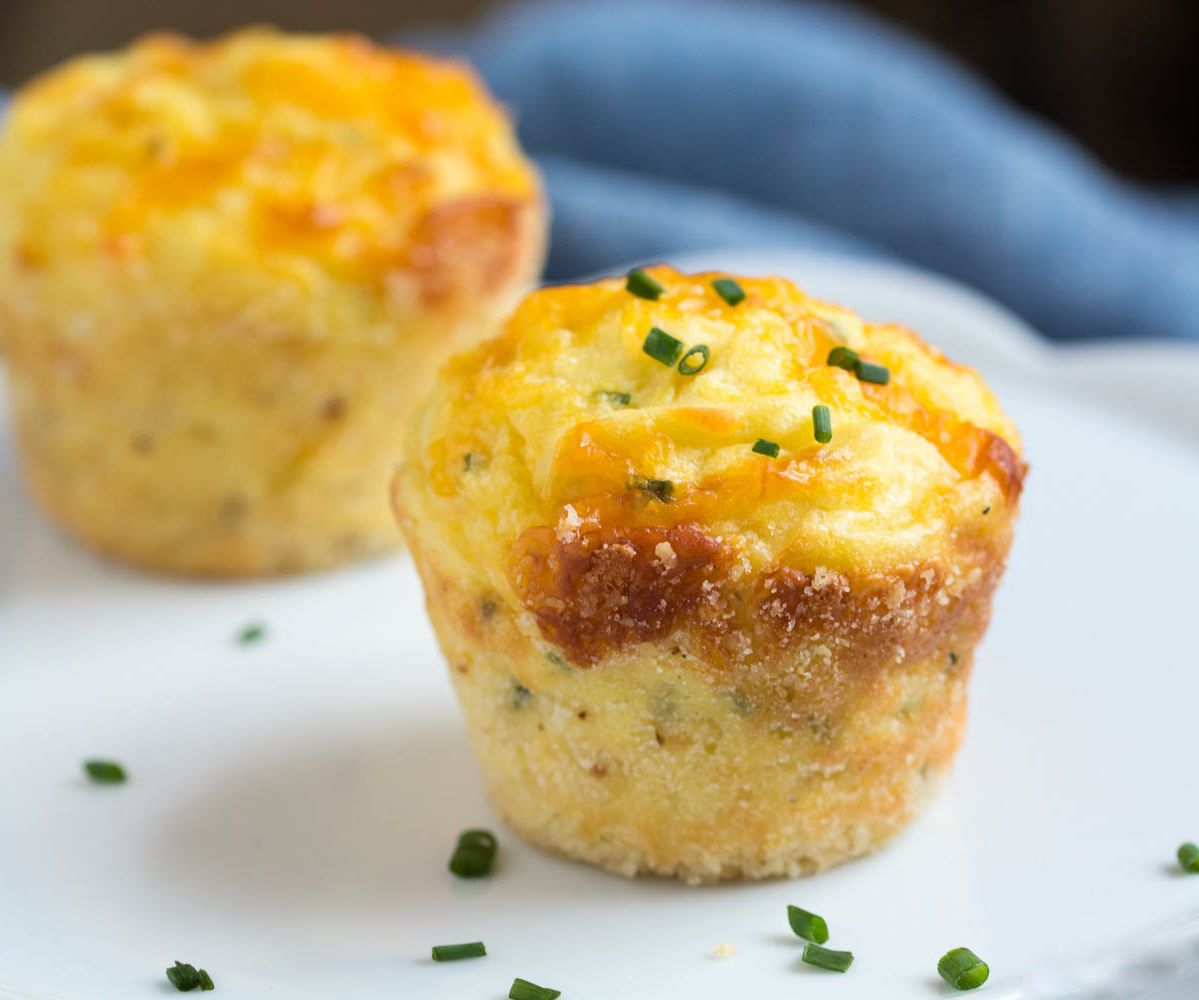 Cheesy Leftover Mashed Potato Cups