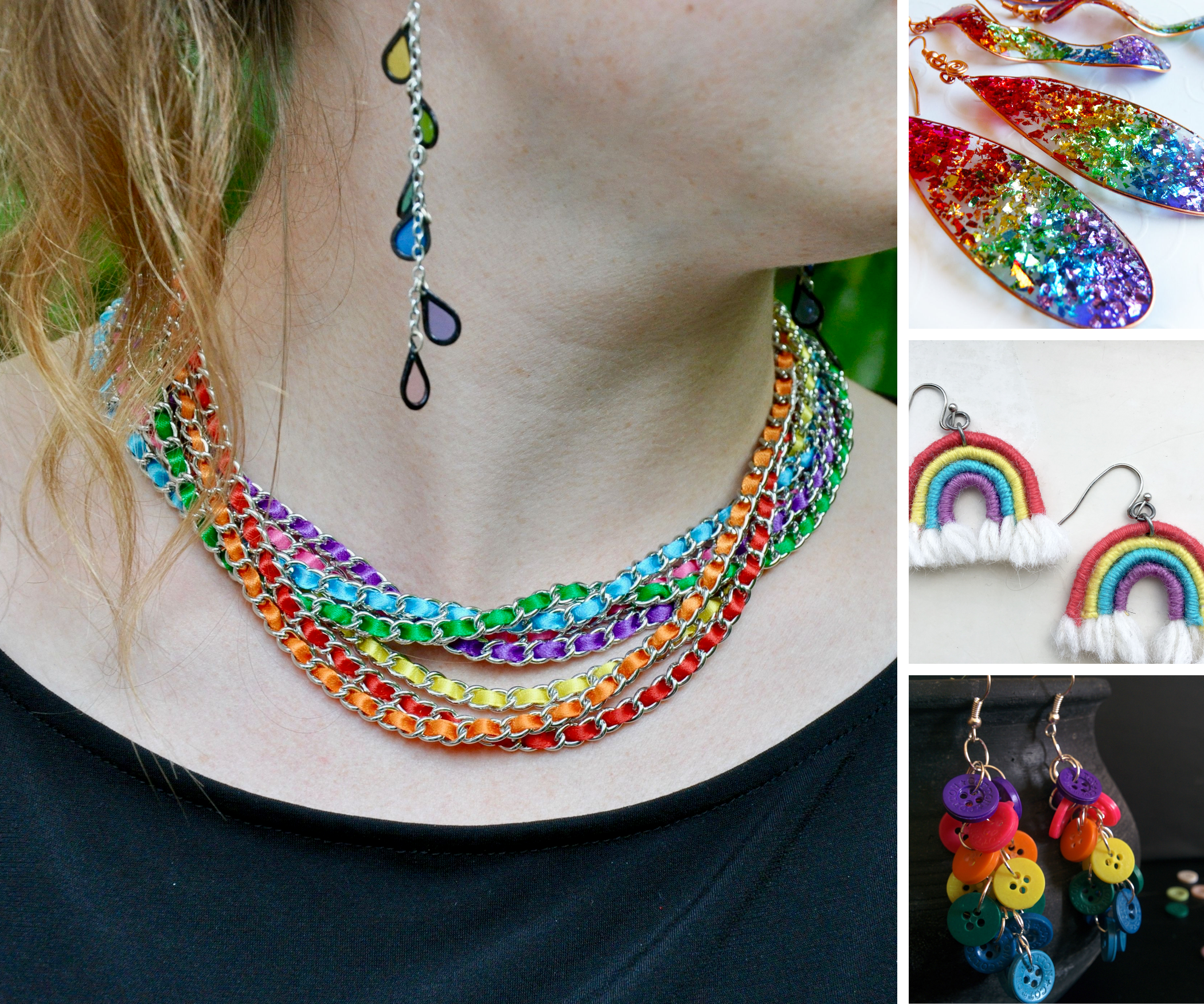 DIY Rainbow Jewelry