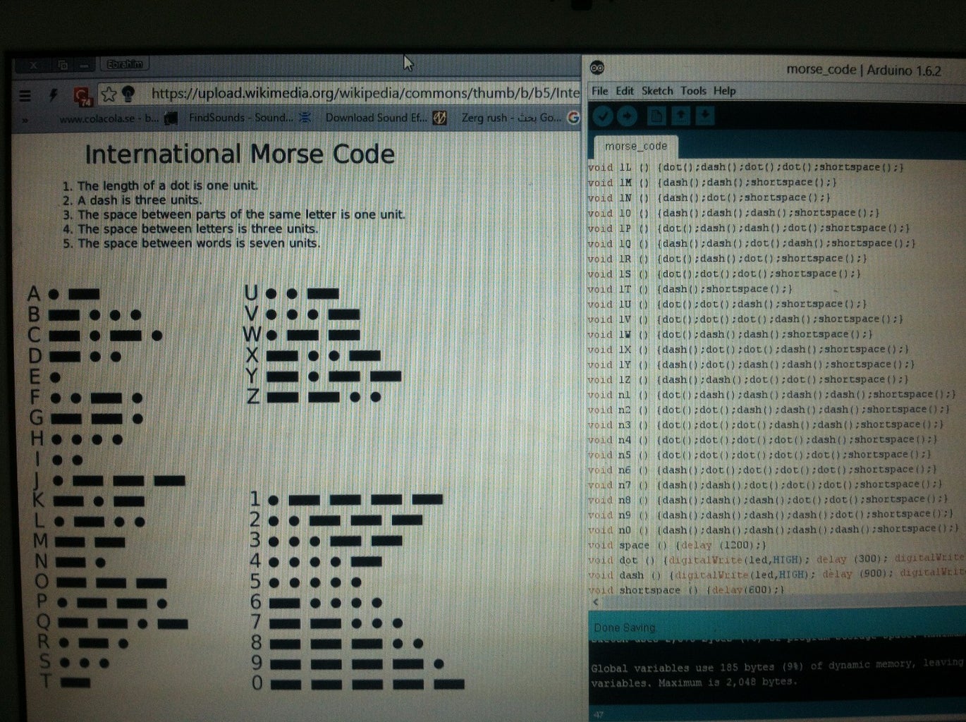 Morse Code With Arduino+LED : 3 Steps - Instructables