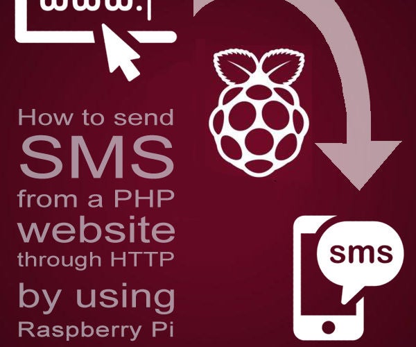 How to Send SMS From a PHP Website Through HTTP by Using Raspberry Pi
