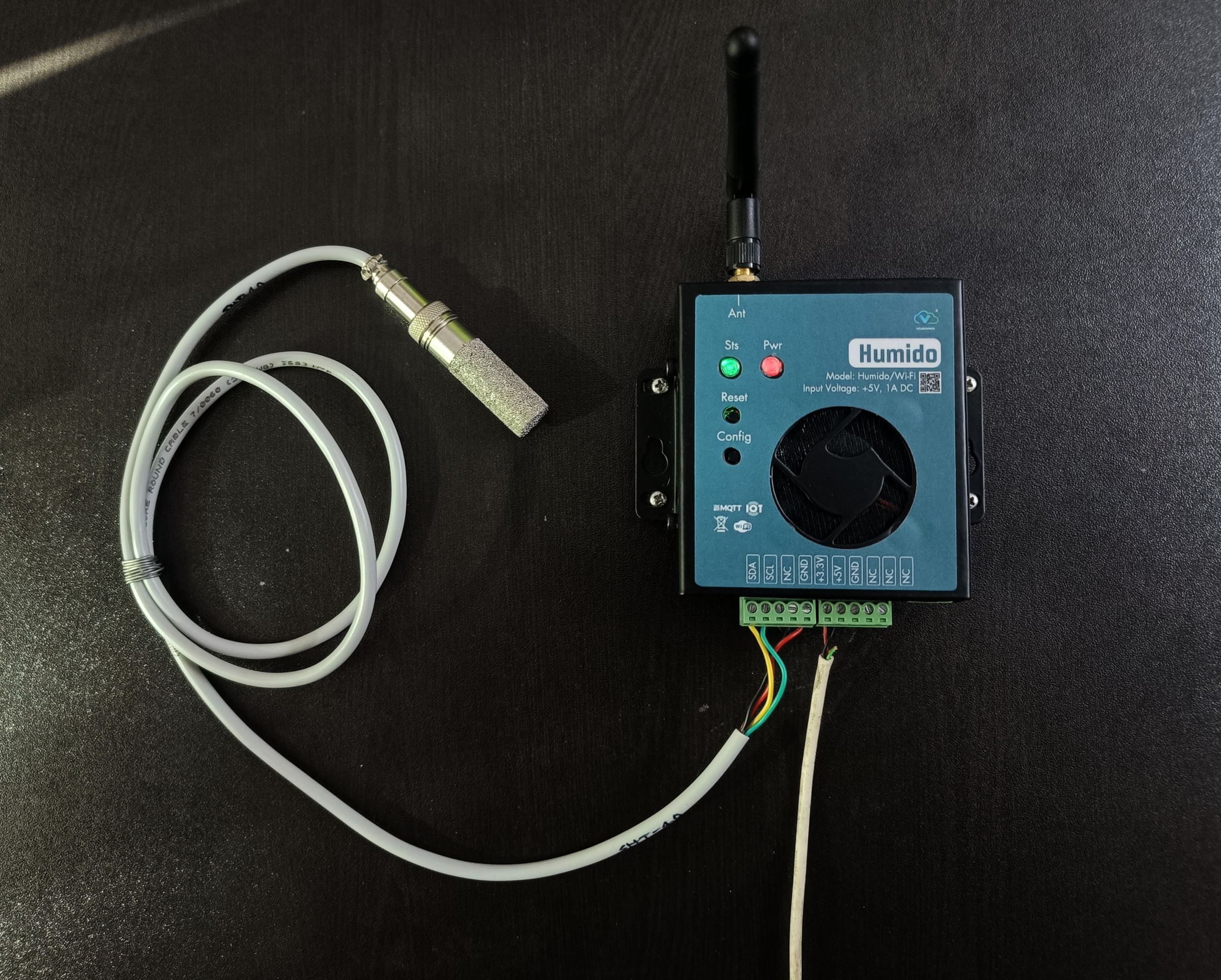 Visualizing Humidity and Temperature in V-VAC Using Humido Wi-Fi | IoT MQTT Dashboard for Real-Time Data