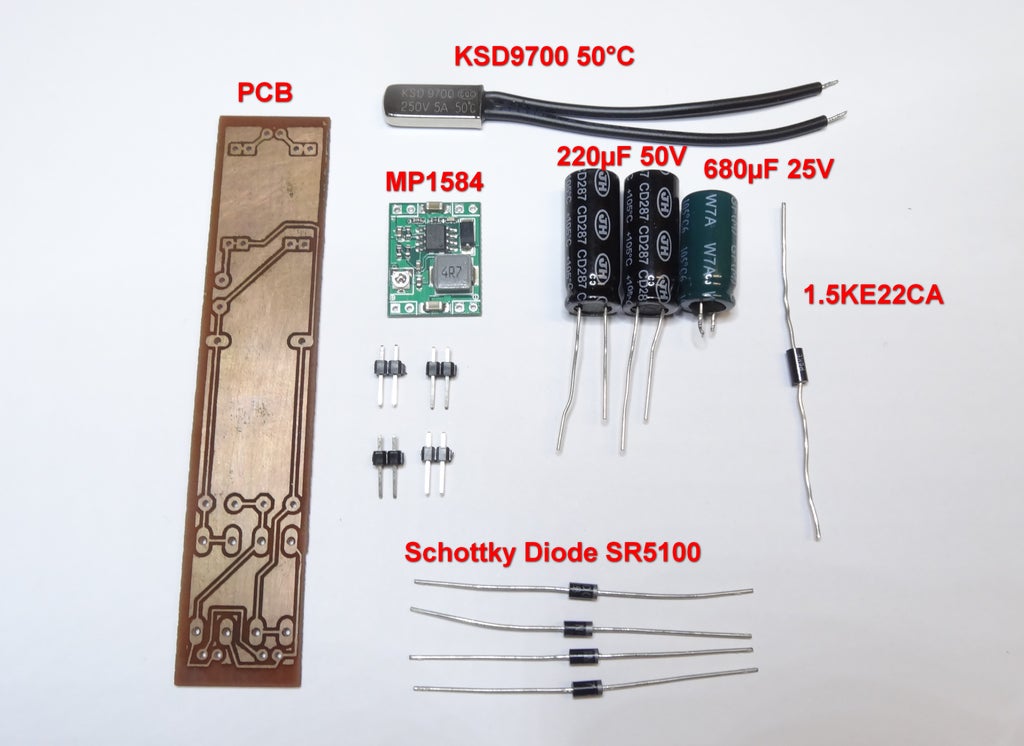 10โฌ BICYCLE USB CHARGER : 11 Steps (with Pictures) Circuit Diagram
