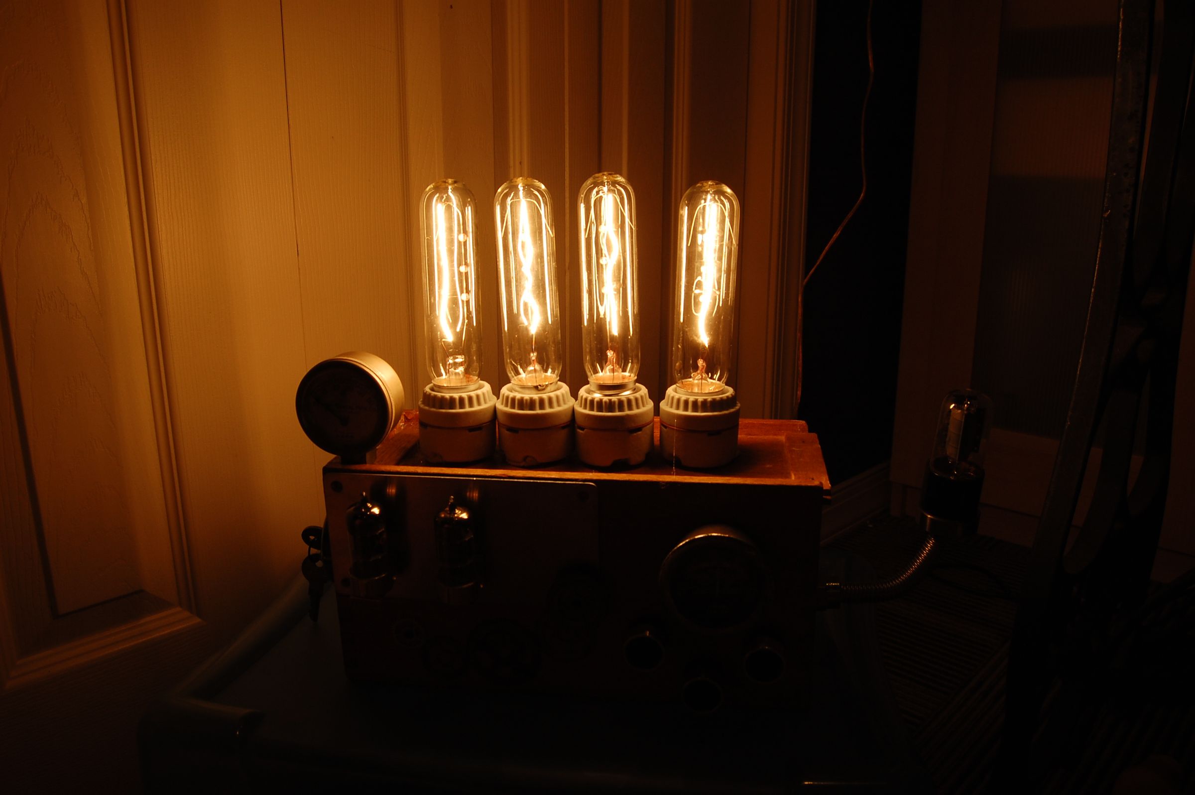 Steampunk Mad Scientist lamp