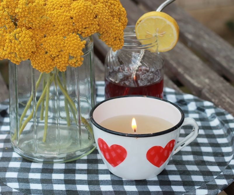 Enamel Cup Anti Mosquito Candle