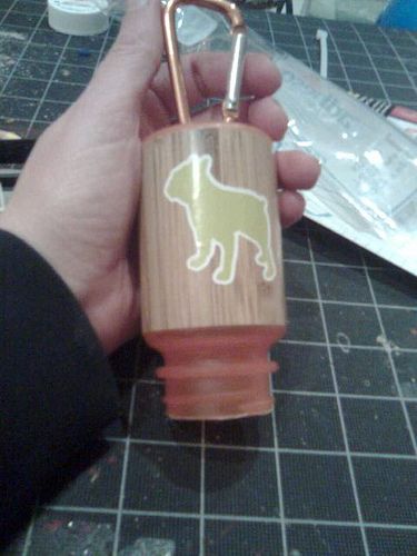 Dog Poop Bag Holder From Used Prescription Bottle!