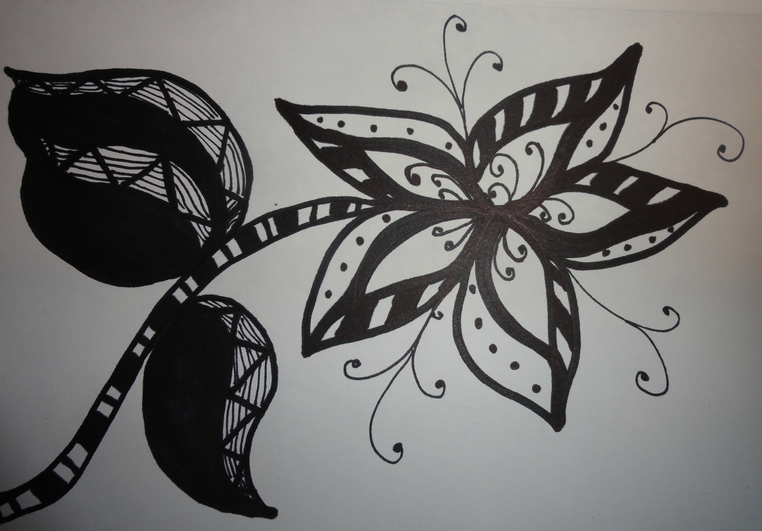 Flower Doodle Tutorial