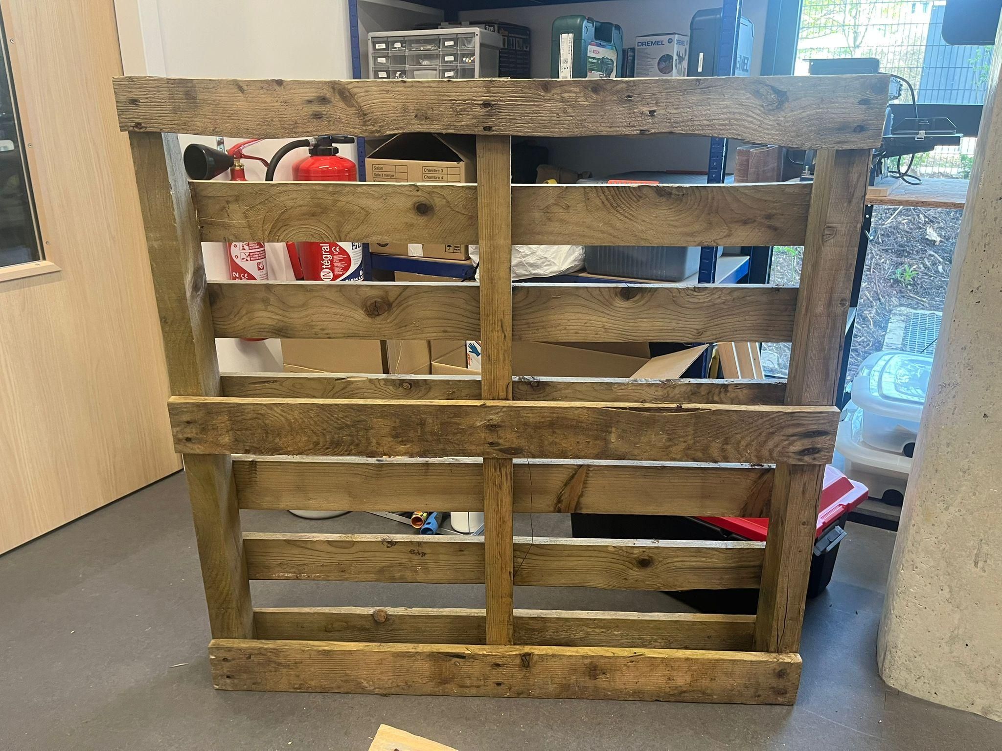 Démembrement Des Palettes De Bois