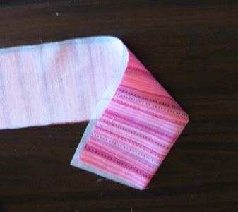 Cut Fabric and Sew the Pocket Strip.