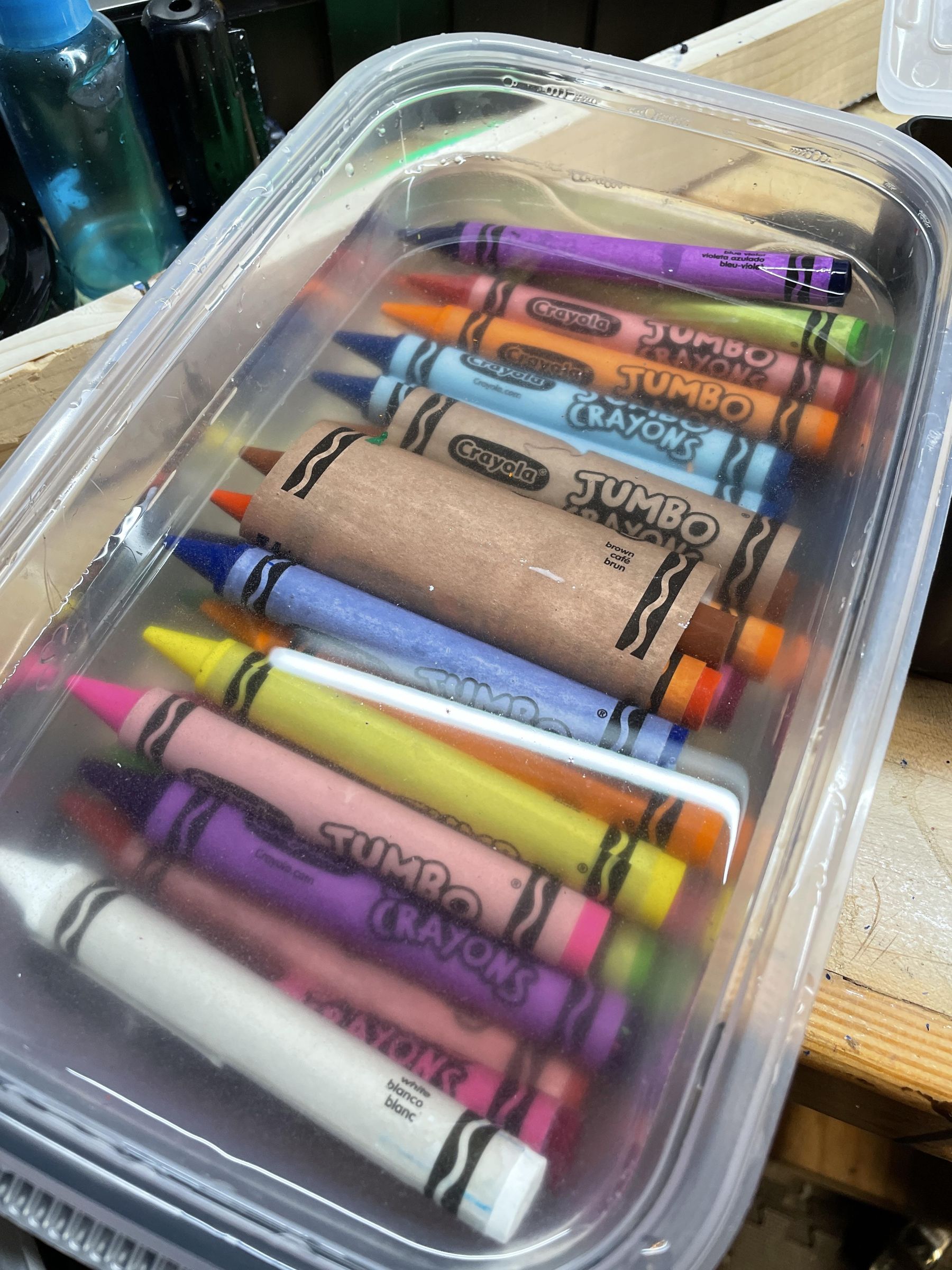 "Moonset" Shaved Crayons, Melted on Canvas 7 Steps (with Pictures) Instructables