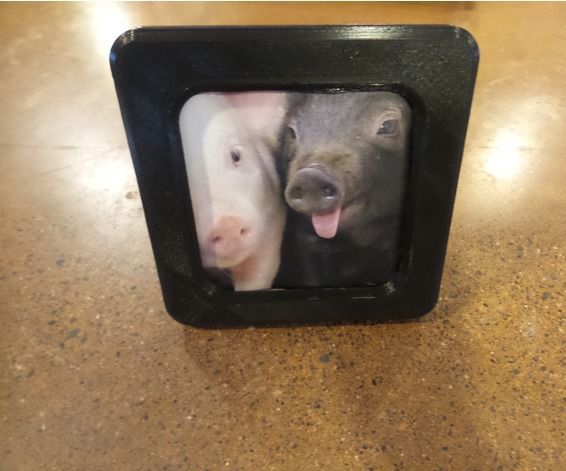 Picture Frame With Fold Out Stand