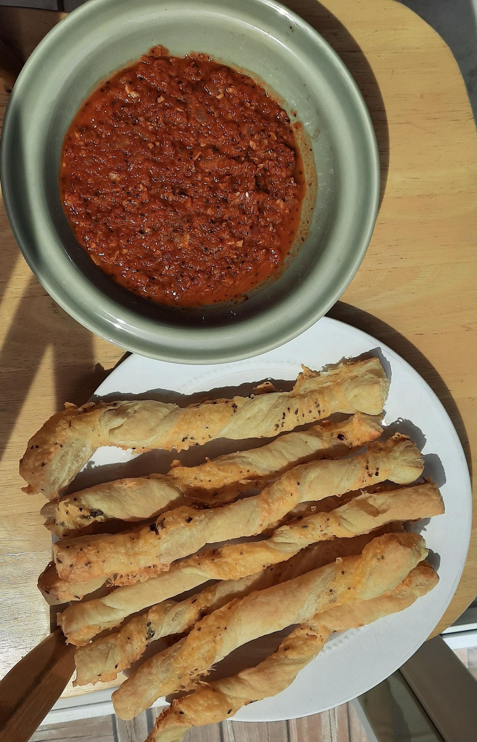 Crispy Cheese Bread Sticks With Homemade Marinara Sauce 11 Steps