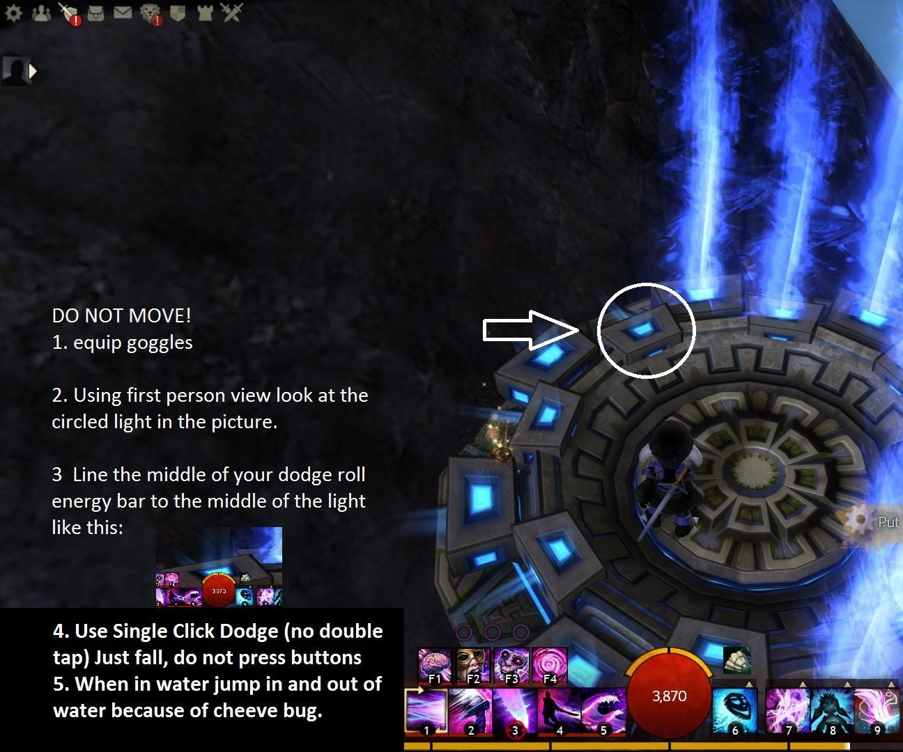 Guild Wars 2 Secret Dodge Roll
