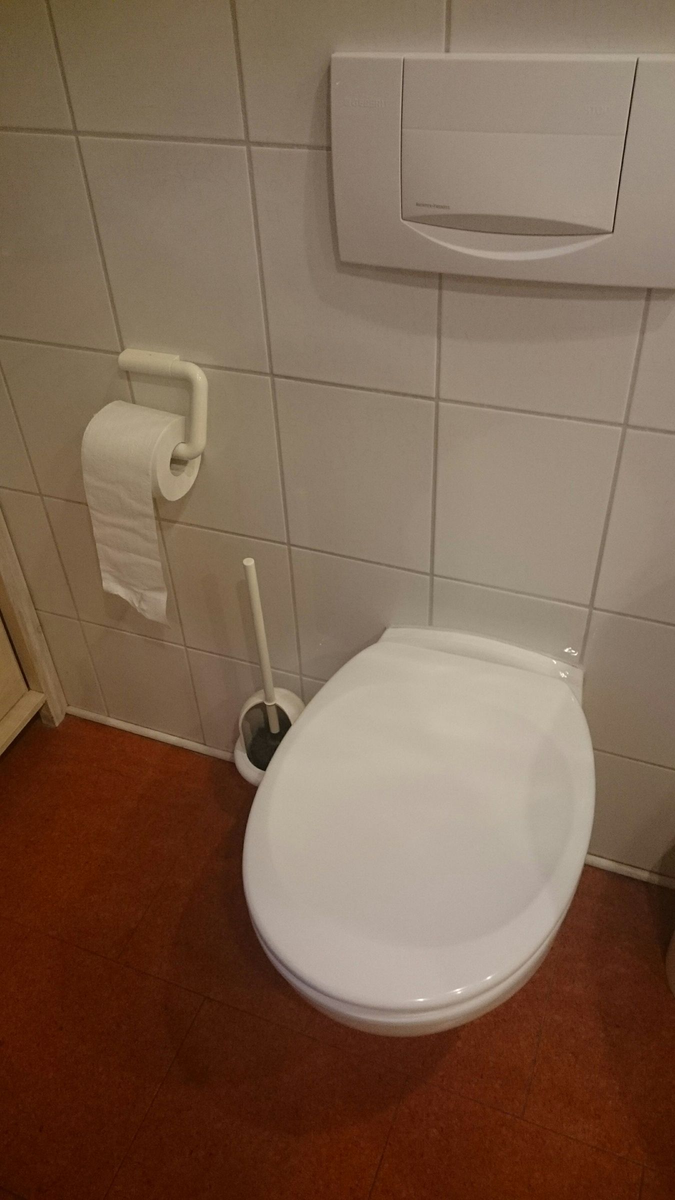 No Water Touch at Toilet.