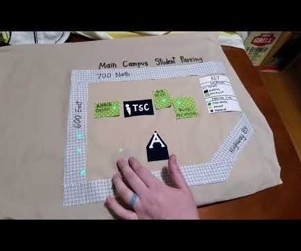 University Campus Student Parking Map