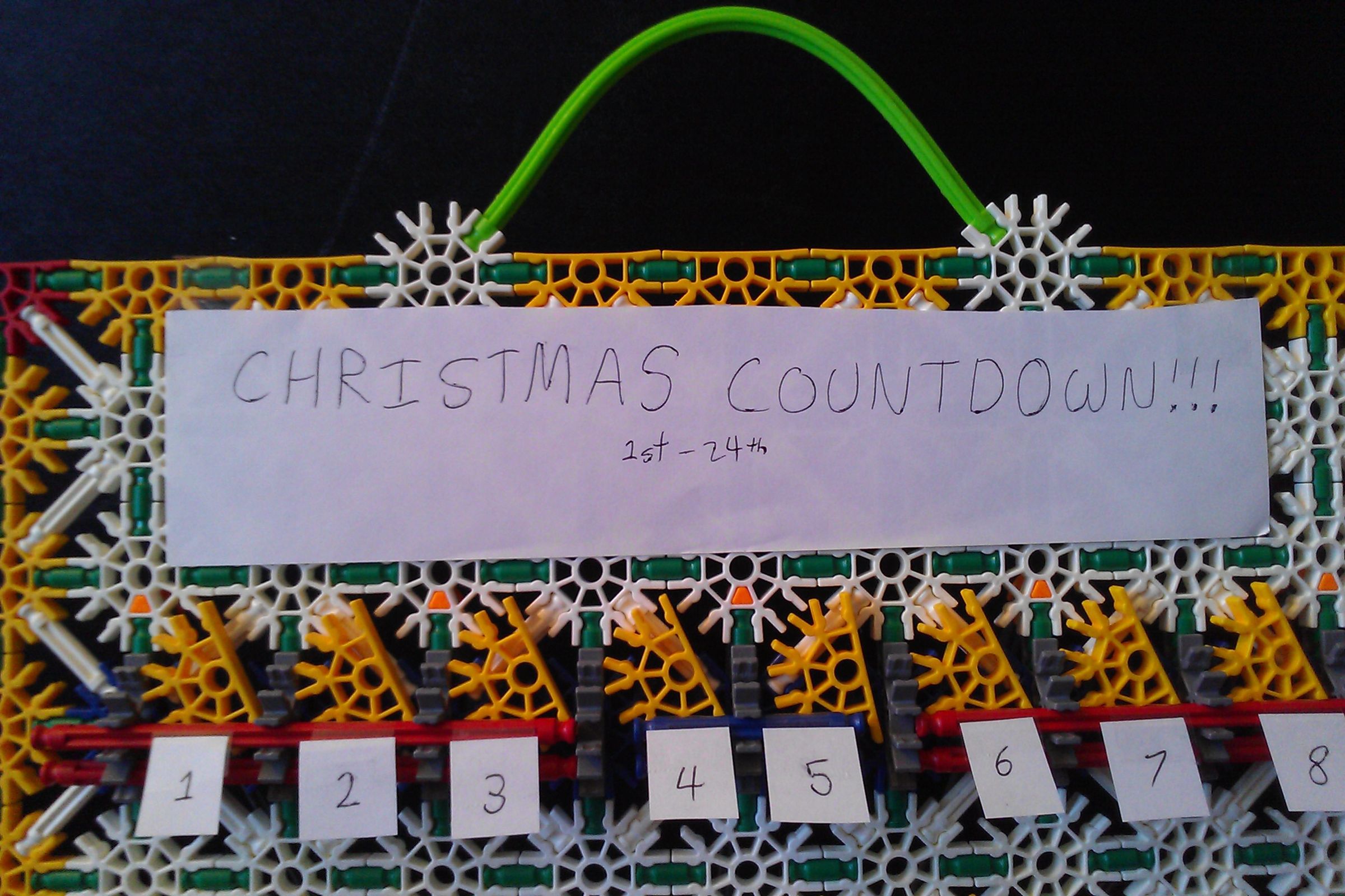 K'nex Advent Calendar!!! 10 Steps Instructables