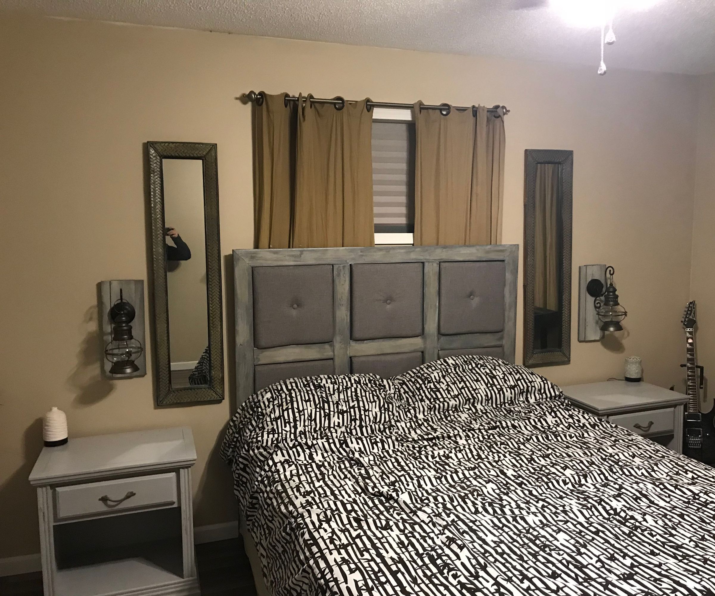 Custom Headboard Build and Finish