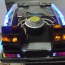 Paper Flying RC Back to The Future Delorean (made of paper)