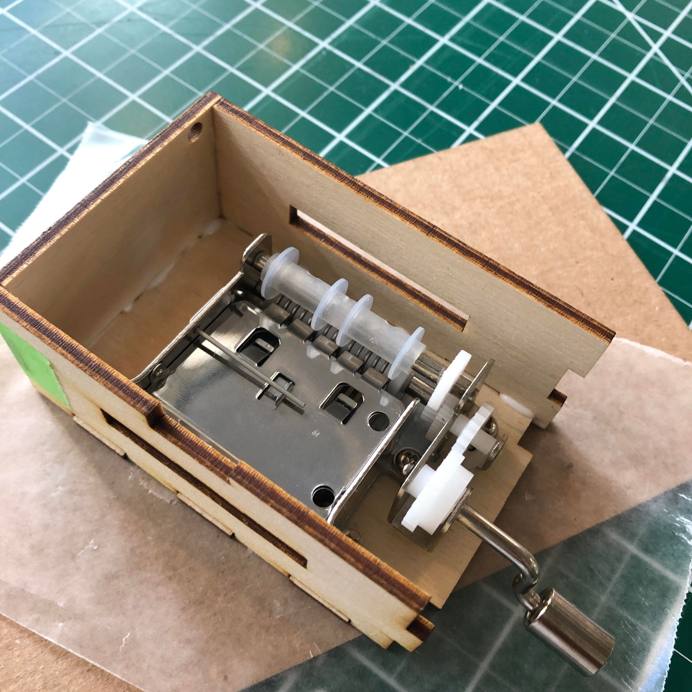 Laser Cut Music Box for Custom Composition 6 Steps Instructables